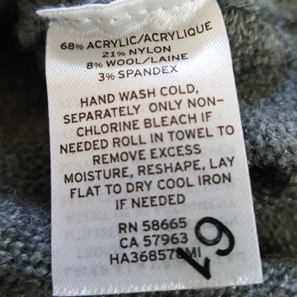 Halogen Gray Tie Bell Sleeve Hi-Lo Sweater XS - Picture 8 of 8